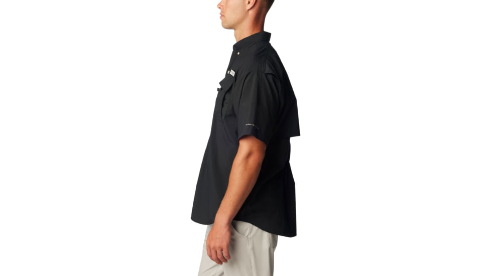 Columbia Bahama II Short Sleeve Shirt - Mens, Black, 2XS, 1011651010BLACKXXS