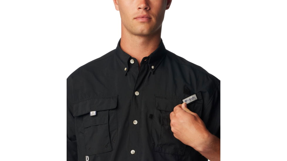 Columbia Bahama II Short Sleeve Shirt - Mens, Black, 2XS, 1011651010BLACKXXS