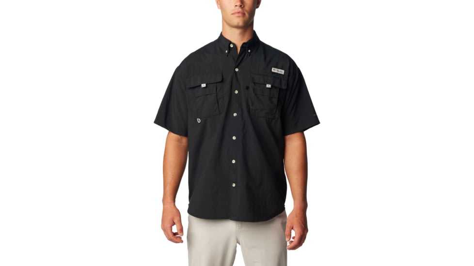 Columbia Bahama II Short Sleeve Shirt - Mens, Black, 2XS, 1011651010BLACKXXS