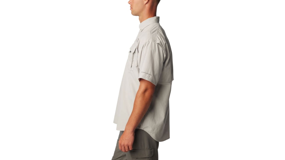 Columbia Bahama II Short Sleeve Shirt - Men's, Cool Grey, 2XS, 1011651019Cool GreyXXS