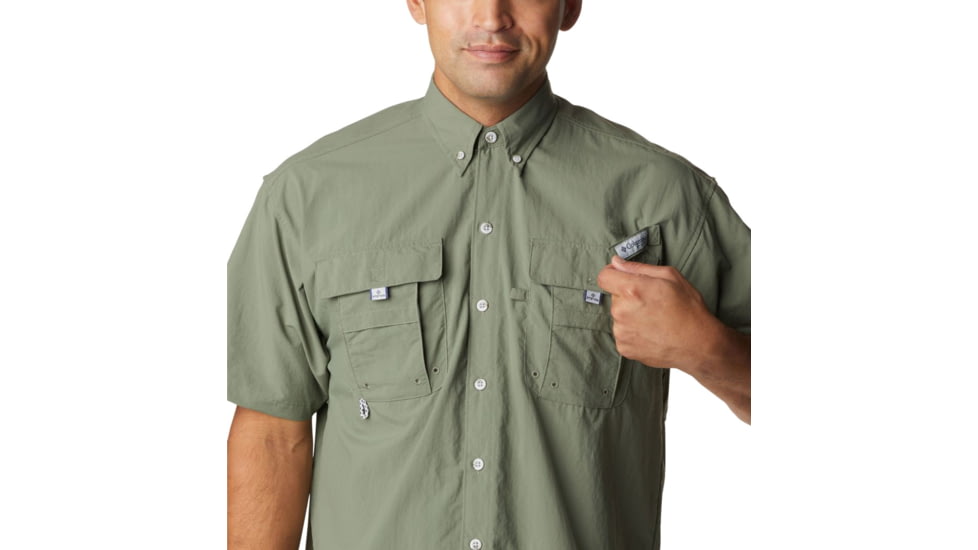 Columbia Bahama II Short Sleeve Shirt - Mens, Cypress, 2XS, 1011651316CypressXXS