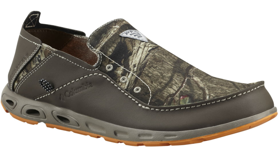 Columbia Bahama Vent Camo PFG Watersport Shoe - Men's-Mossy Oak/Orange Blaze-Medium-9.5