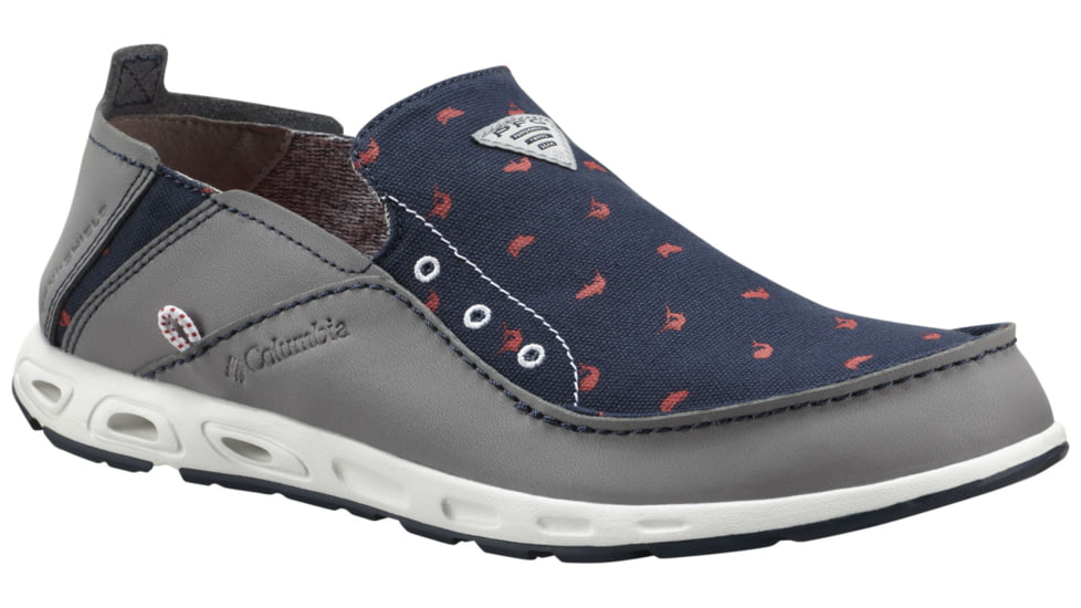 Bahama Vent PFG Watersport Shoe - Mens-Navy/Red-Medium-8.5