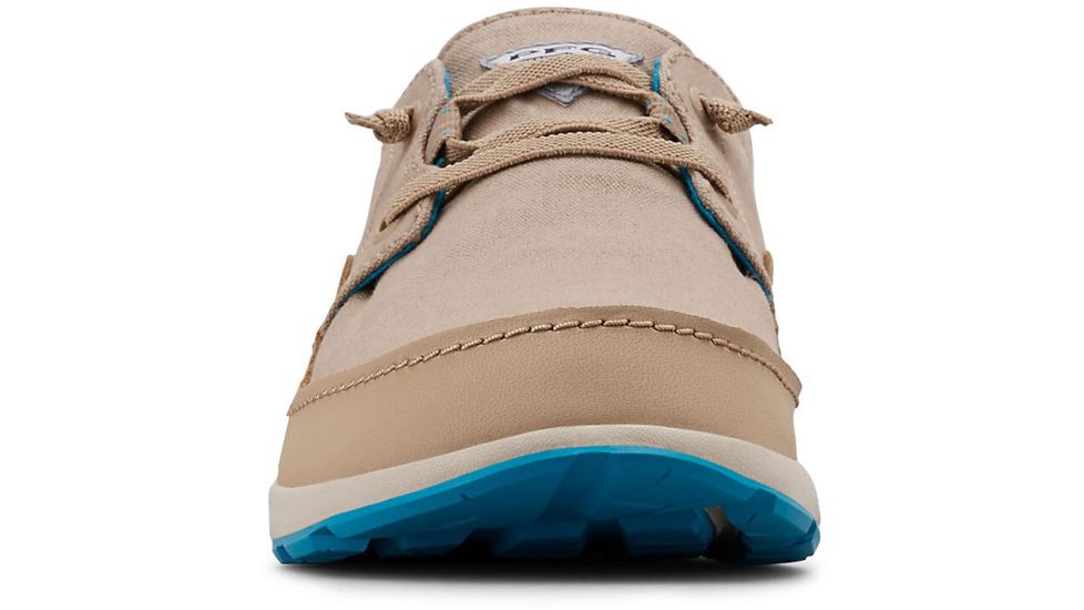 Columbia Bahama Vent Relaxed PFG Boat Shoes - Mens, Oxford Tan, Modern Turq, Medium, 9, 1661511212-9
