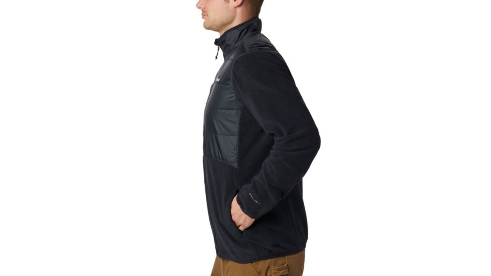 Columbia Basin Butte Fleece Full Zip - Mens, Black, Small, 1861601010-S