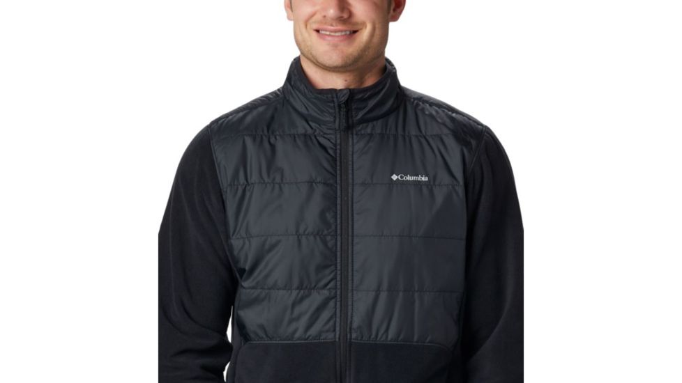 Columbia Basin Butte Fleece Full Zip - Mens, Black, Small, 1861601010-S