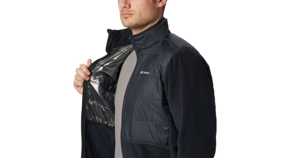Columbia Basin Butte Fleece Full Zip - Mens, Black, Small, 1861601010-S