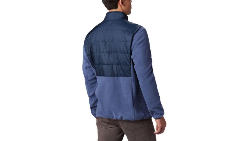 Columbia Basin Butte Fleece Full Zip - Mens, Dark Mountain, Collegiate Navy, Small, 1861601478-S