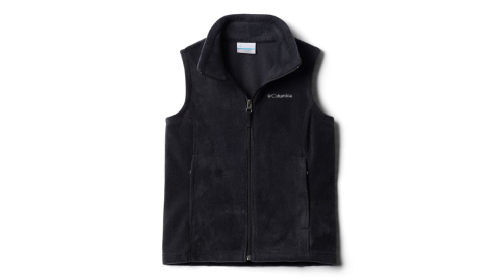 Columbia Benton Springs Fleece Vest, Black, 2XS - Girls, 1620891010-XXS