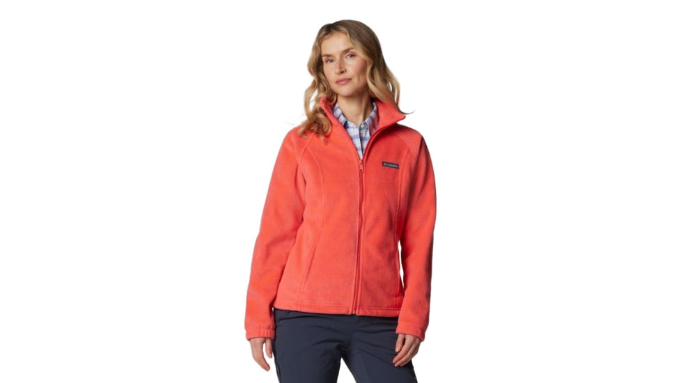 Columbia Benton Springs Full Zip Fleece Jacket - Women's, Juicy, Large, 1372111608JuicyL