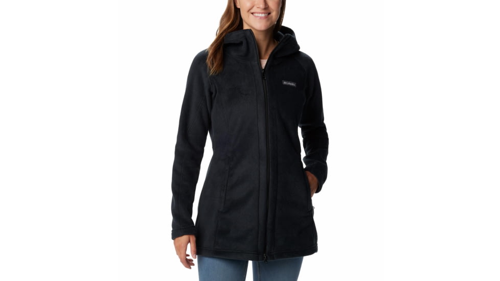 Columbia Benton Springs II Long Hoodie - Womens, Black, Large, 1556961010BlackL