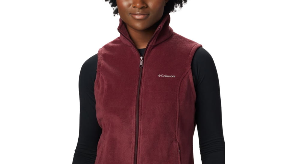 Columbia Benton Springs Vest, Rich Wine, Extra Small - Womens, 1372121624-XS