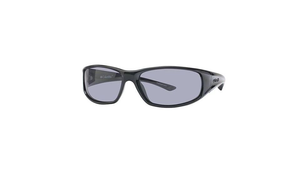 Columbia Borrego Sunglasses - Frame Black Gloss-Metallic Grappa, Lens Color Smoke, Size 61/16mm CBBORREGOPZ601