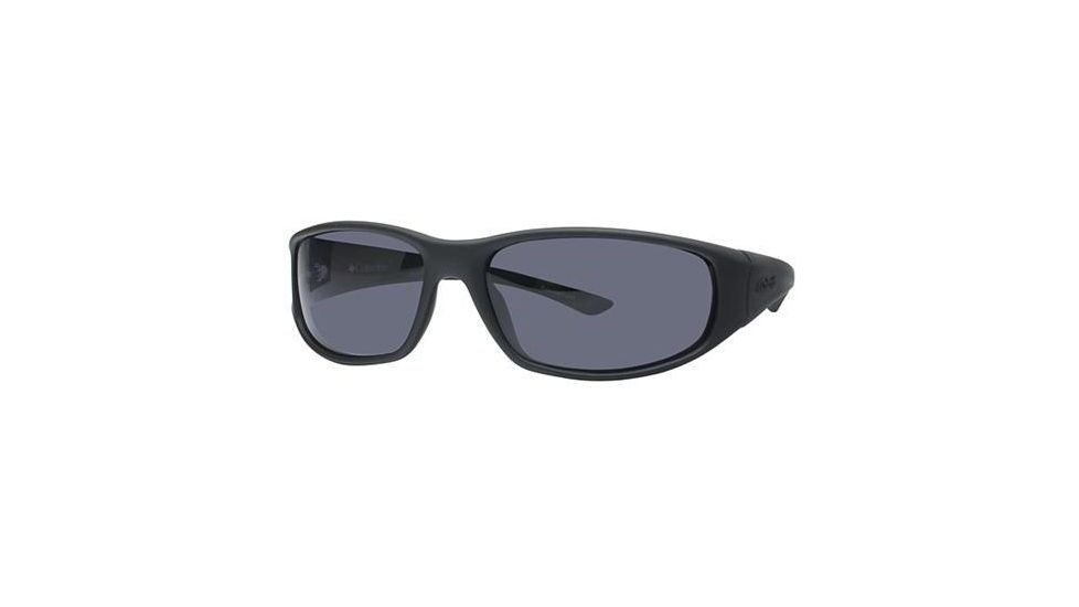 Columbia Borrego Sunglasses - Frame Matte Black-Shiny Black, Lens Color Smoke, Size 61/16mm CBBORREGOPZ301