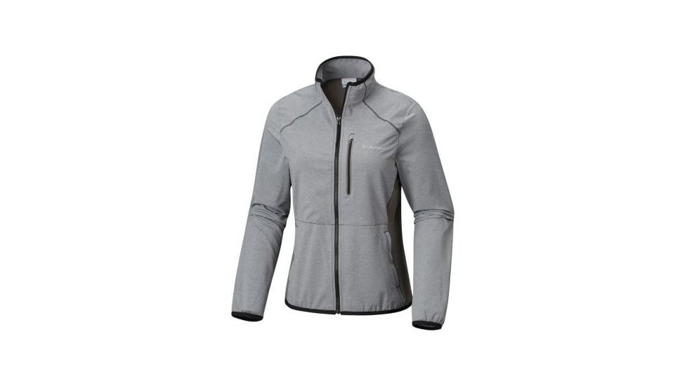 Columbia Bryce Canyon Wind Jacket - Womens, Black Heather, Black, S, 1773621010S