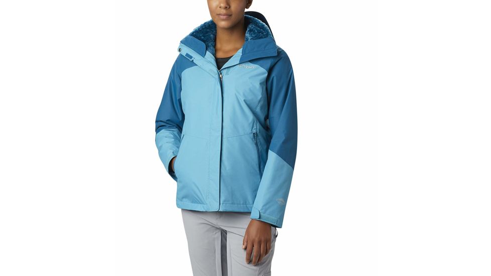 Columbia Bugaboo II Fleece Interchange Jacket, Beta, Lagoon, 1X - Womens, 1799243445-1X