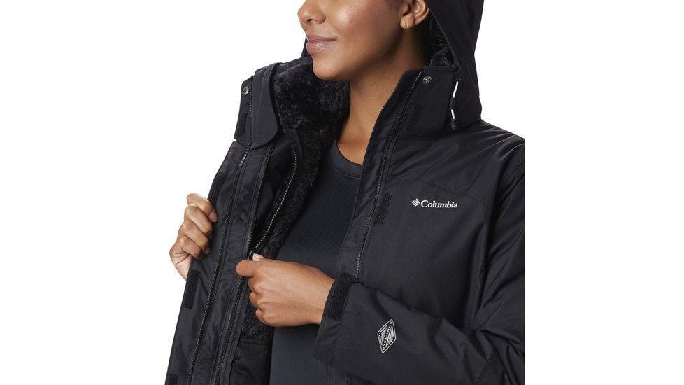 Columbia Bugaboo II Fleece Interchange Jacket, Black, 2X - Womens, 1799243010-2X