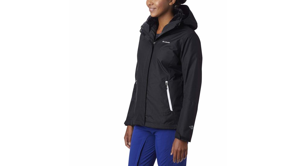 Columbia Bugaboo II Fleece Interchange Jacket, Black, 2X - Womens, 1799243010-2X