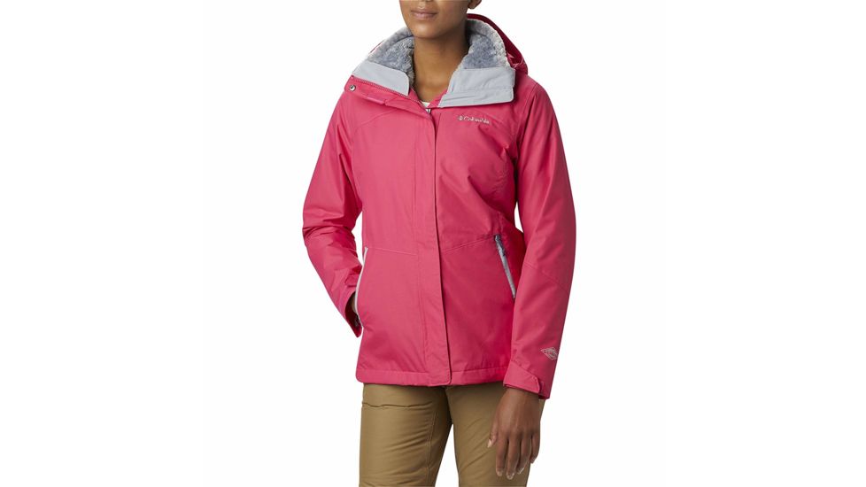 Columbia Bugaboo II Fleece Interchange Jacket, Cactus Pink, 1X - Womens, 1799243612-1X