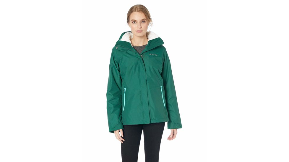 Columbia Bugaboo II Fleece Interchange Jacket, Dark Ivy, 3X - Womens, 1799243398-3X