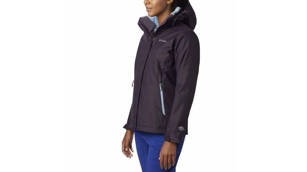 Columbia Bugaboo II Fleece Interchange Jacket, Dark Plum, 1X - Womens, 1799243506-1X