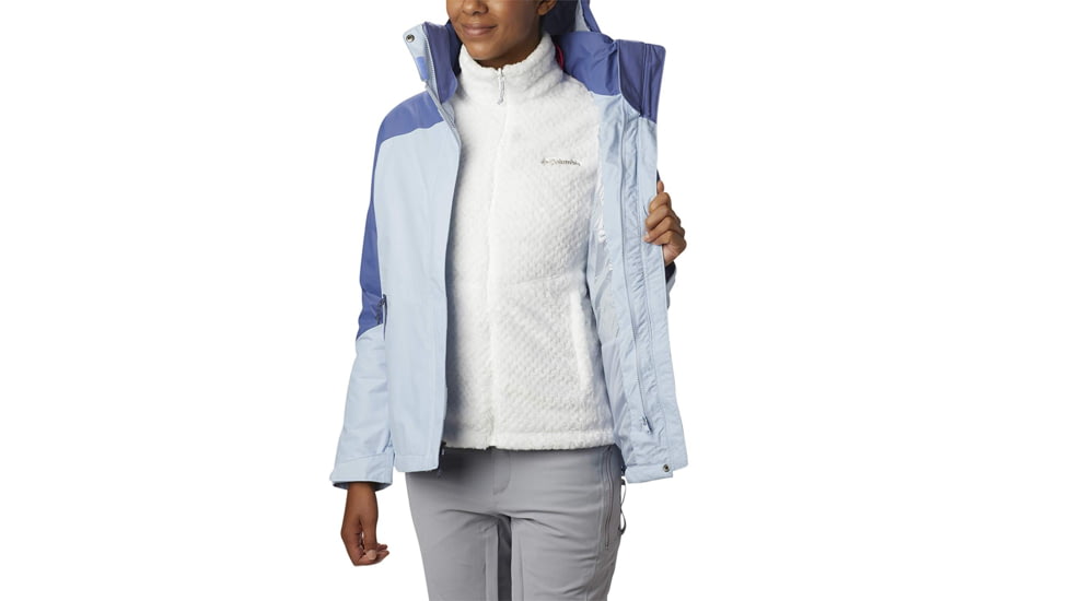 Columbia Bugaboo II Fleece Interchange Jacket, Faded Sky, Eve, 1X - Womens, 1799243467-1X