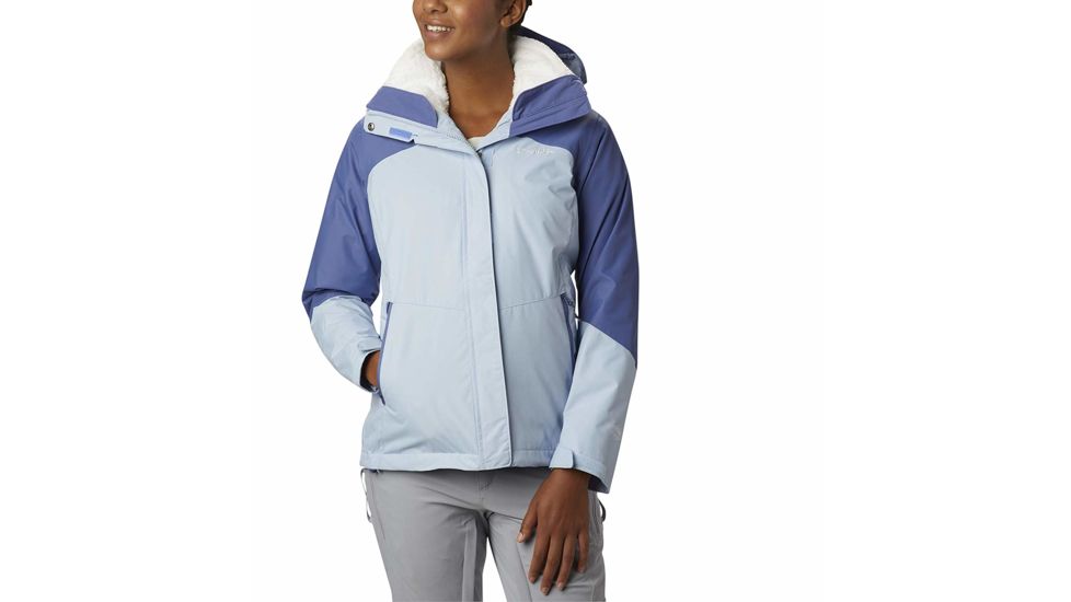 Columbia Bugaboo II Fleece Interchange Jacket, Faded Sky, Eve, 1X - Womens, 1799243467-1X