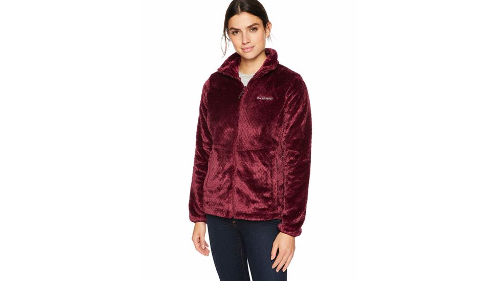 Columbia Bugaboo II Fleece Interchange Jacket, Rich Wine, Red Mercury, 1X - Womens, 1799243624-1X