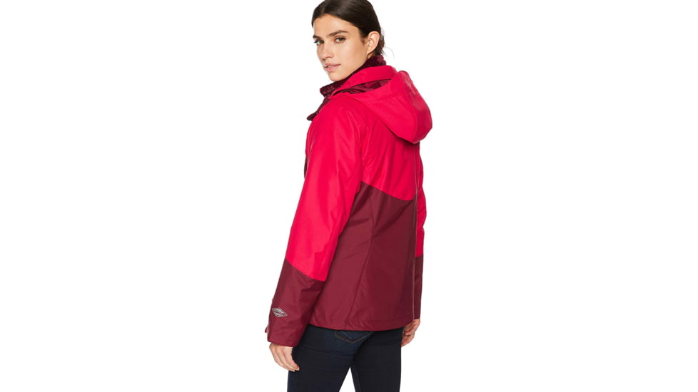 Columbia Bugaboo II Fleece Interchange Jacket, Rich Wine, Red Mercury, 1X - Womens, 1799243624-1X