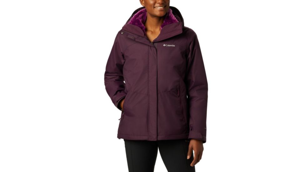 Columbia Bugaboo II Fleece Interchange Jacket - Womens, Black Cherry, Extra Small, 1799241522-XS