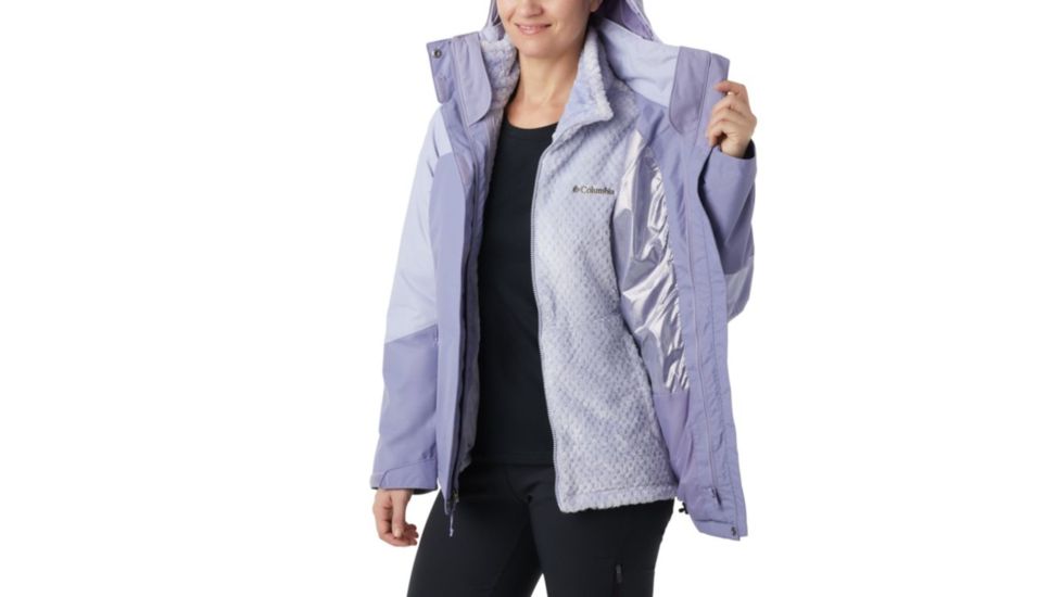 Columbia Bugaboo II Fleece Interchange Jacket - Womens, Dusty Iris, Twilight, Large, 1799241548-L