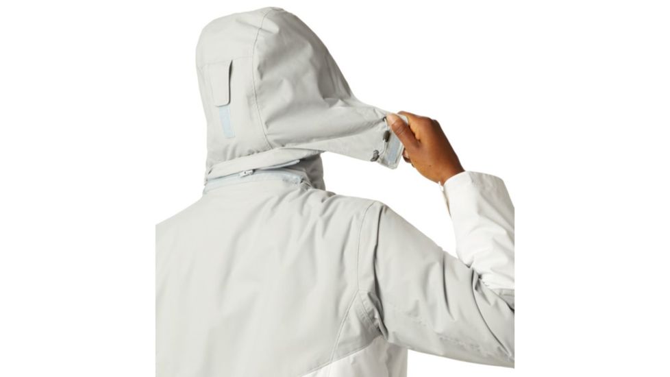 Columbia Bugaboo II Fleece Interchange Jacket - Womens, White, Cirrus Grey, Large, 1799241100-L