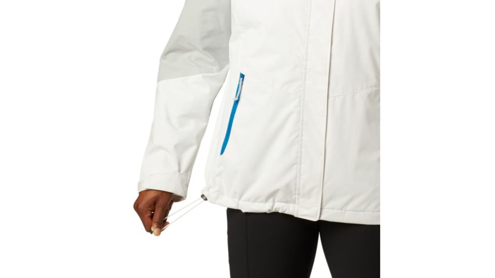 Columbia Bugaboo II Fleece Interchange Jacket - Womens, White, Cirrus Grey, Large, 1799241100-L