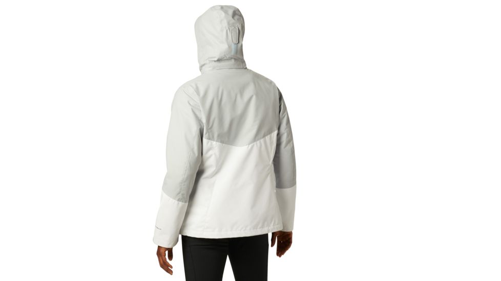 Columbia Bugaboo II Fleece Interchange Jacket - Womens, White, Cirrus Grey, Large, 1799241100-L