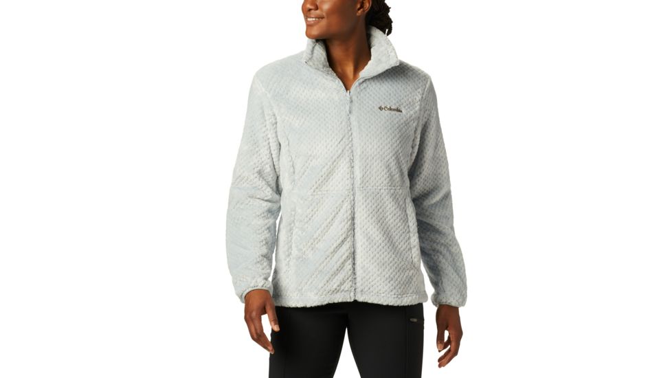Columbia Bugaboo II Fleece Interchange Jacket - Womens, White, Cirrus Grey, Large, 1799241100-L