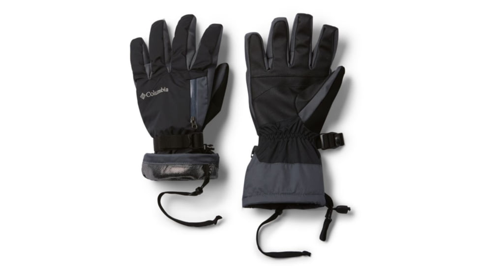 Columbia Bugaboo Mens Interchange Glove, Black, Graphite, S - Mens, 1827701010-S
