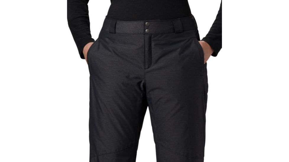 Columbia Bugaboo OH Pant, Black, Black, 1X, Regular Inseam - Womens, 1623353011-1X-R