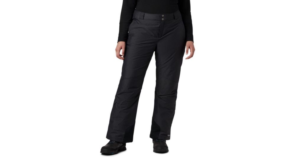 Columbia Bugaboo OH Pant, Black, Black, 1X, Regular Inseam - Womens, 1623353011-1X-R