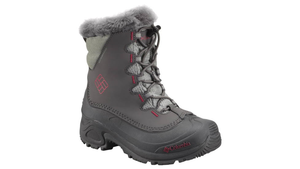 Columbia Bugaboot II Winter Boot - Girls Youth-Shale/Rose-5 Youth