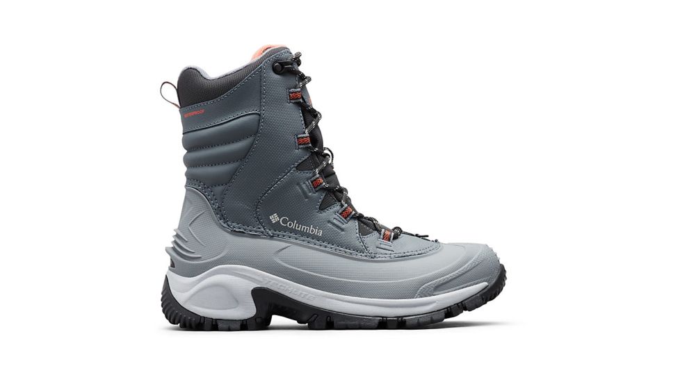 Columbia Bugaboot III Boot - Womens, Graphite/Red Canyon, 9 US, Medium, 1791281053-9