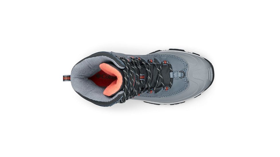 Columbia Bugaboot III Boot - Womens, Graphite/Red Canyon, 9 US, Medium, 1791281053-9