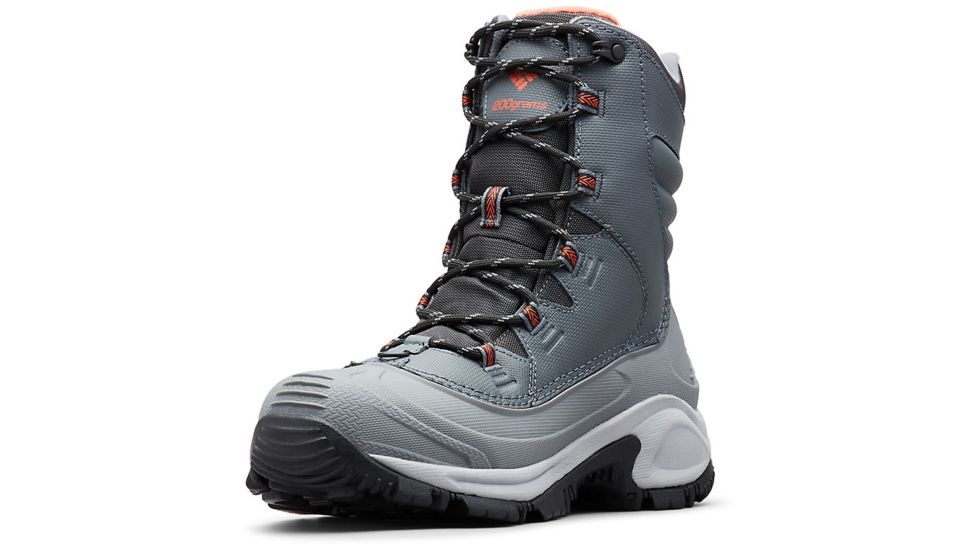 Columbia Bugaboot III Boot - Womens, Graphite/Red Canyon, 9 US, Medium, 1791281053-9