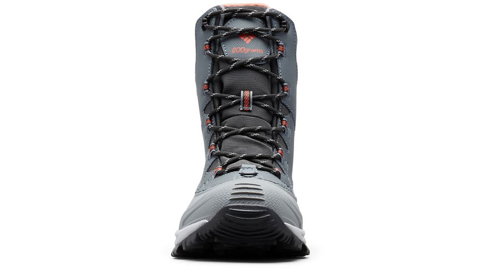 Columbia Bugaboot III Boot - Womens, Graphite/Red Canyon, 9 US, Medium, 1791281053-9