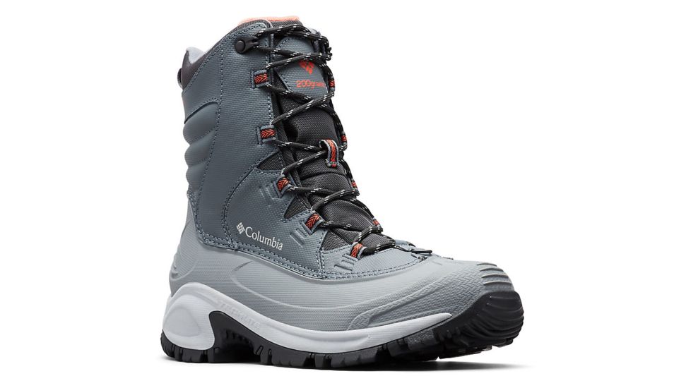 Columbia Bugaboot III Boot - Womens, Graphite/Red Canyon, 9 US, Medium, 1791281053-9