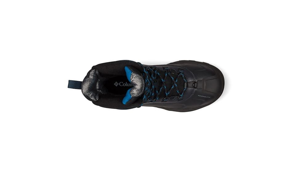 Columbia Bugaboot Plus IV Omni-Heat Boot - Mens, Black/Phoenix Blue, 9.5 US, Medium, 1791201010-9.5