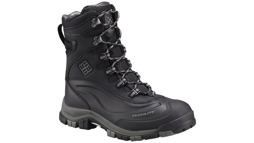Columbia Bugaboot Plus Omni-Heat Michelin Winter Boot - Men's-Black/Boulder-Medium-10
