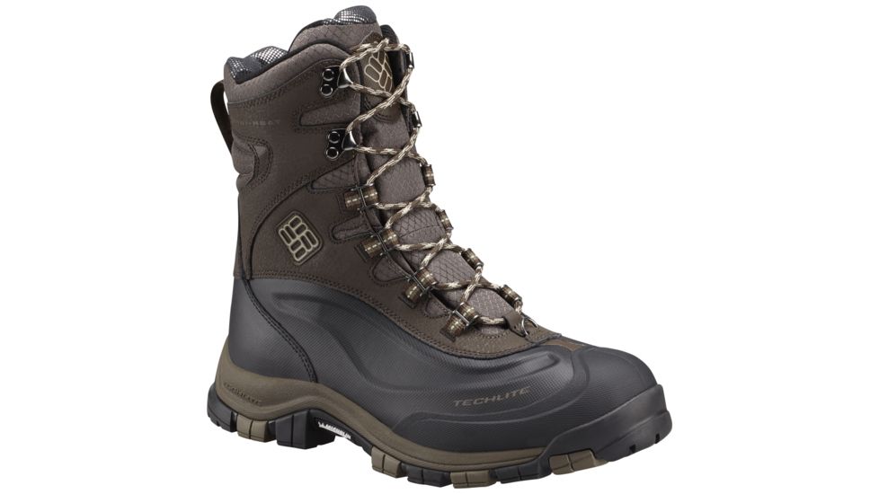 Columbia Bugaboot Plus Omni-Heat Michelin Winter Boot - Men's-Cordovan/Ancient Fossil-Medium-13