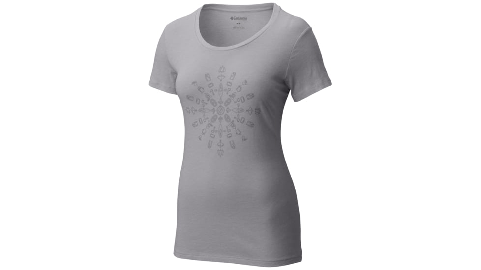 Columbia Camp Columbia Short Sleeve T-Shirt - Women's-Grey Heather-Medium