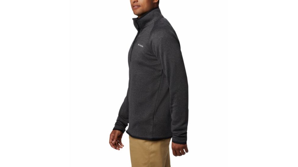 Columbia Canyon Point Sweater Fleece 1/2 Zip - Mens, Black, Extra Large, 1866681010-XL