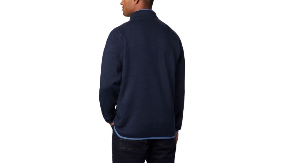 Columbia Canyon Point Sweater Fleece 1/2 Zip - Mens, Collegiate Navy, Scout Blue, Small, 1866681464-S